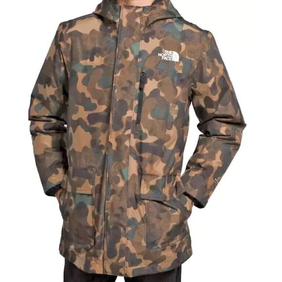 The North Face North Down Triclimate Jacket NF0A84M5ORU Kids 2XL Brown APP653 - Picture 4 of 9